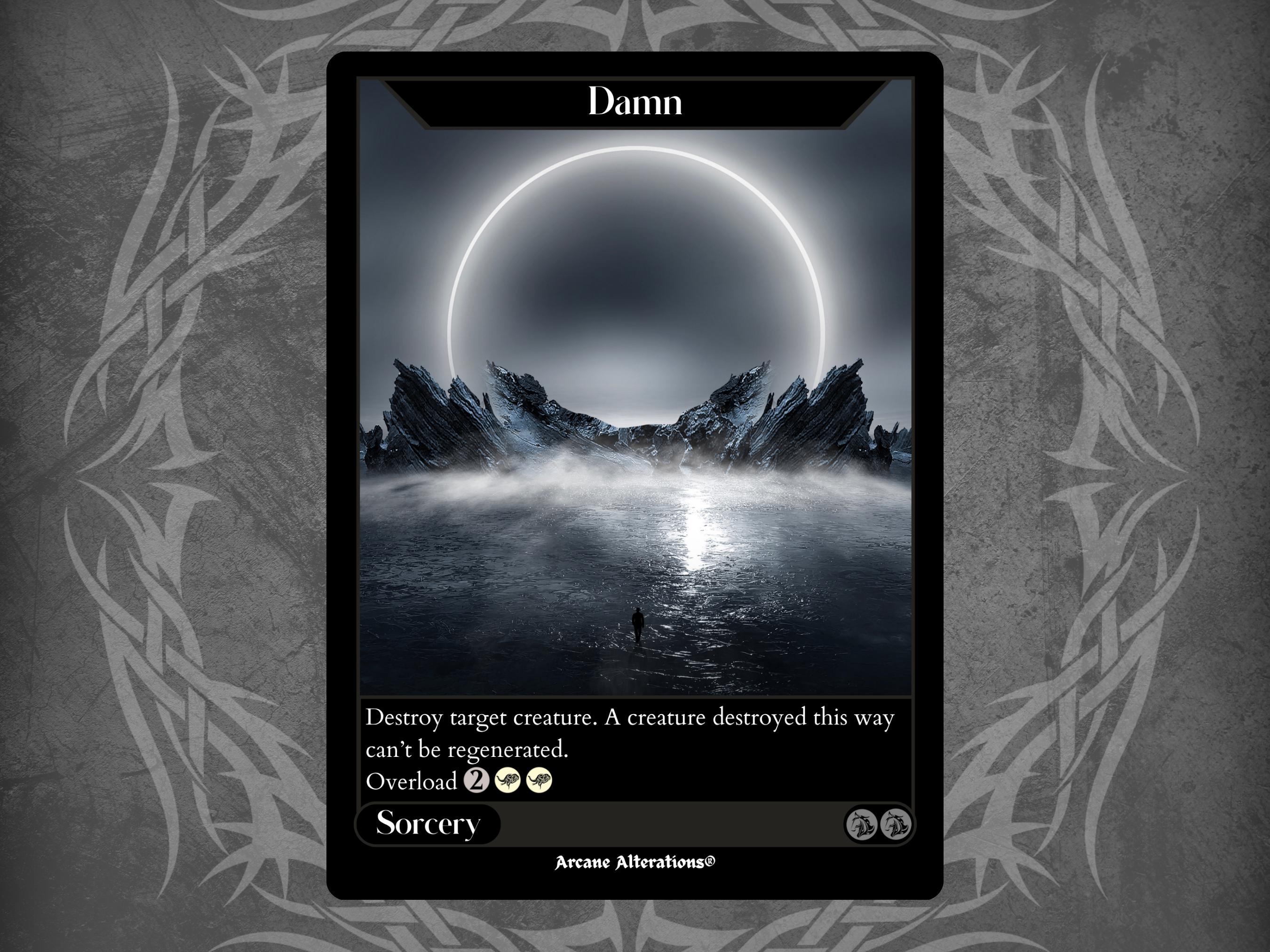 Damn - Full Art Custom Card - Etsy