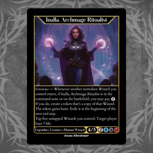Inalla, Archmage Ritualist - Full Art Custom Card