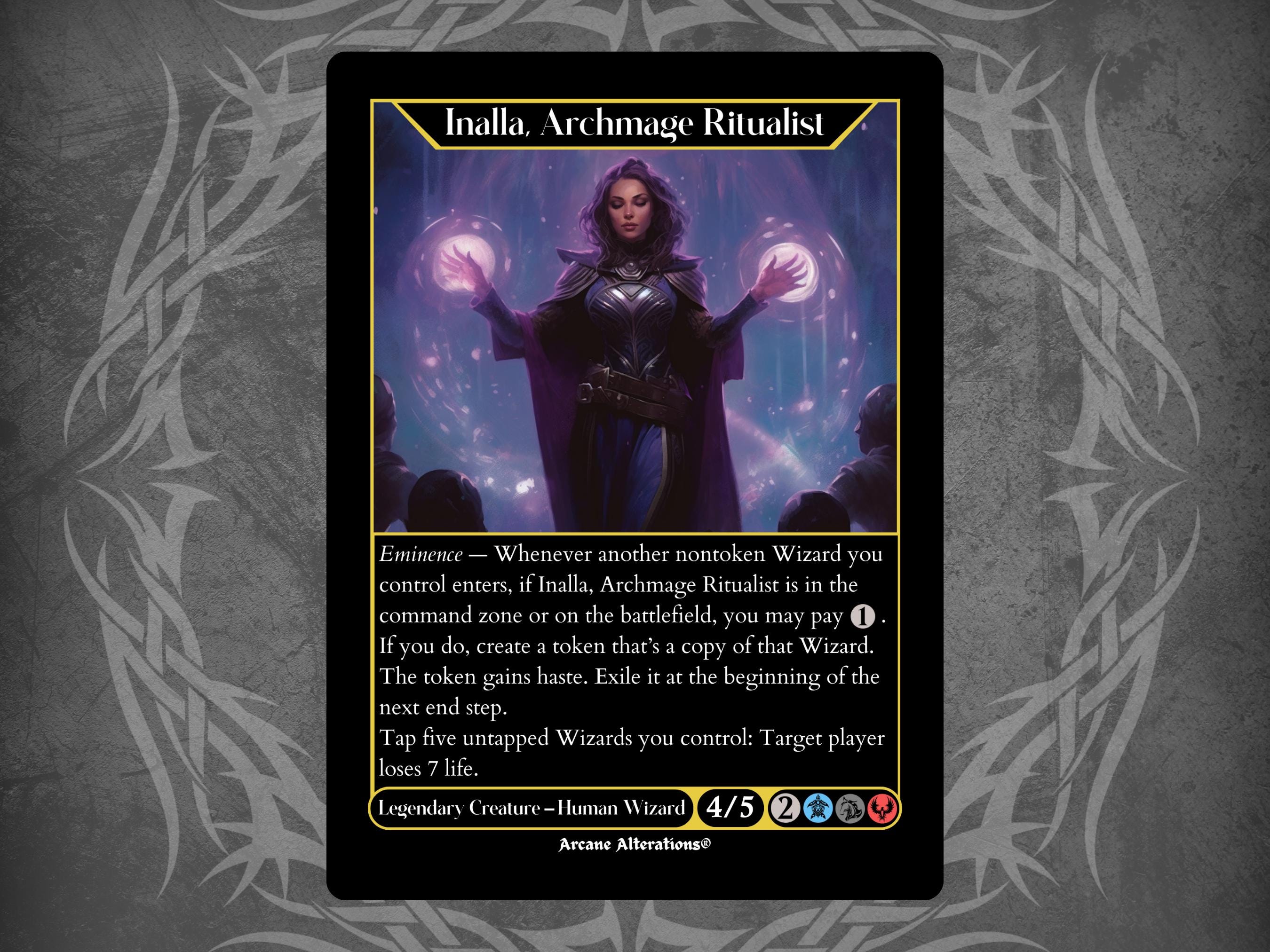 Inalla, Archmage Ritualist - Full Art Custom Card - Etsy