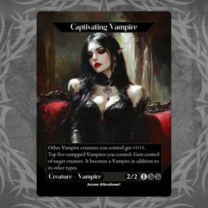 Captivating Vampire - Proxy Full Art Custom Card