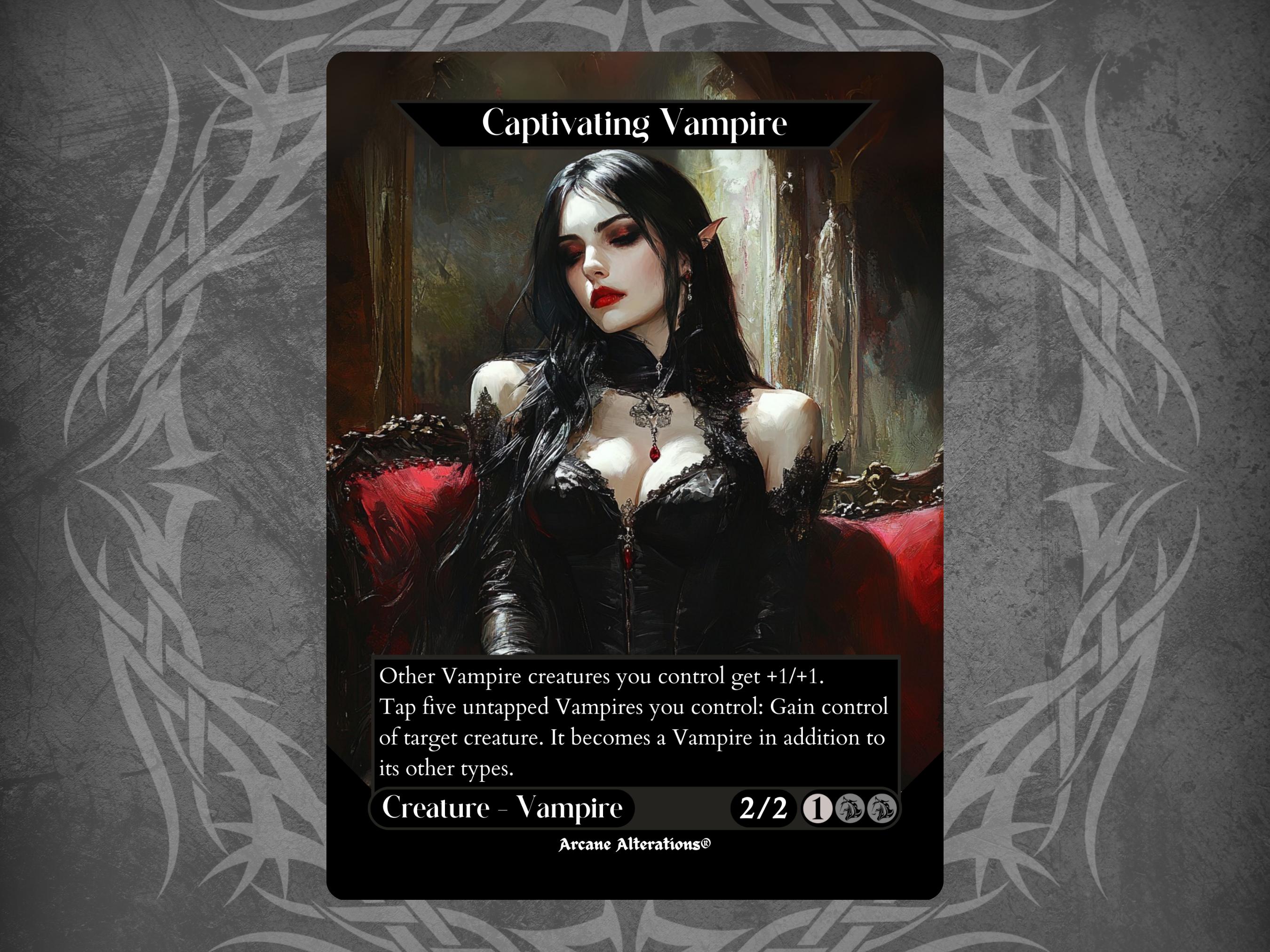 vampire mtg cards Best Standard Vampires staple cards- July 2026 MTG DECKS As long as the top card of your library is black Captivating Vampire - Proxy Full