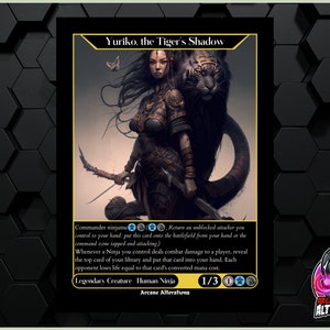 Yuriko, the Tiger&#39;s Shadow - Full Art Custom Card
