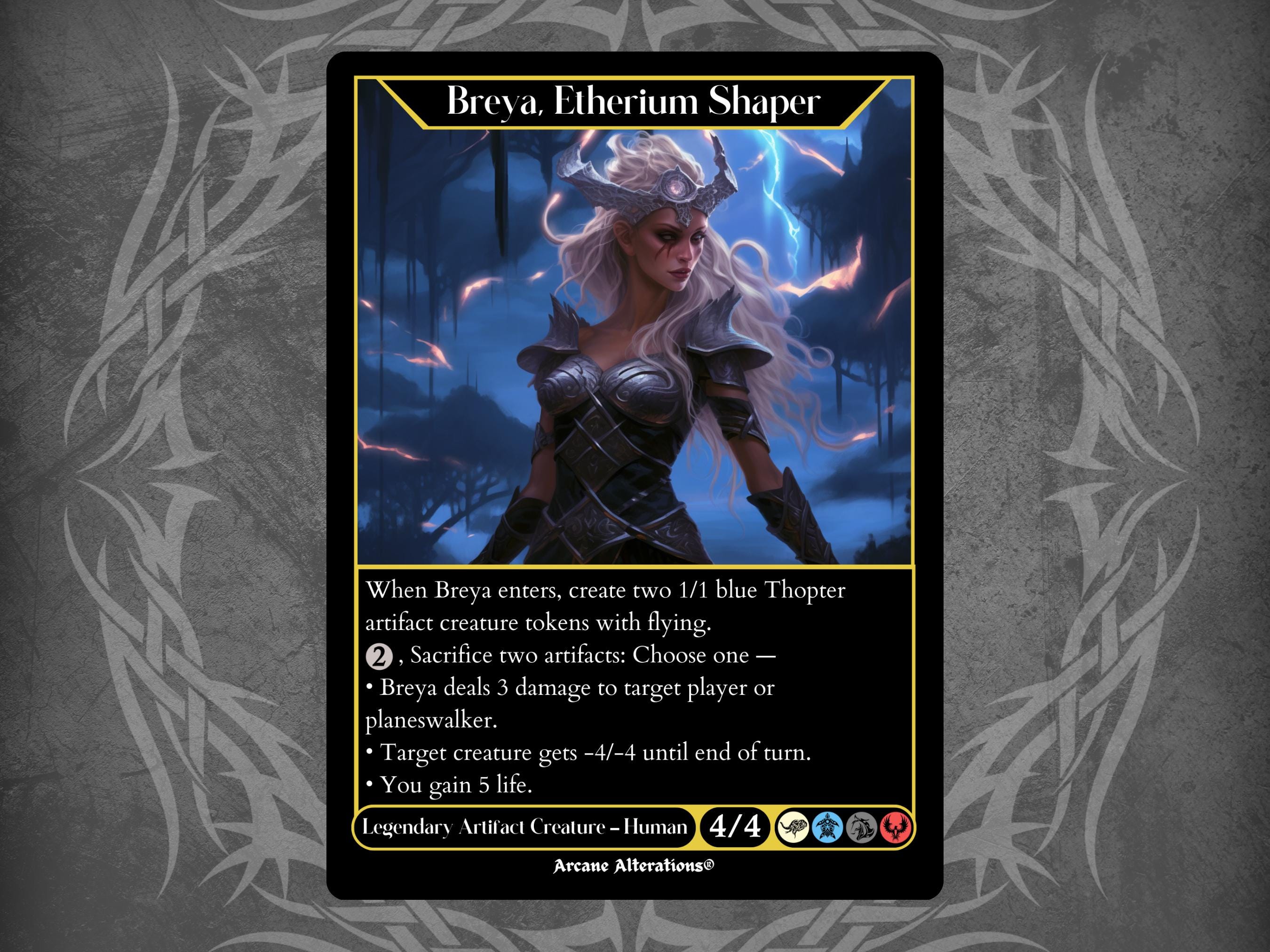 Breya, Etherium Shaper - Full Art Custom Card - Etsy