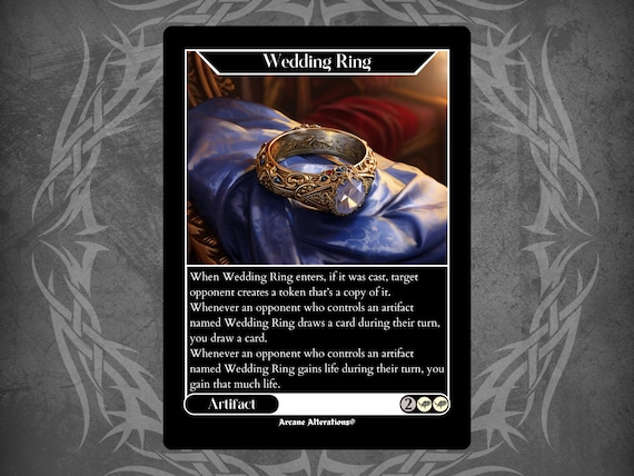 wedding ring mtg card Wedding Ring (borderless)