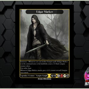 Edgar Markov - Full Art Custom Card