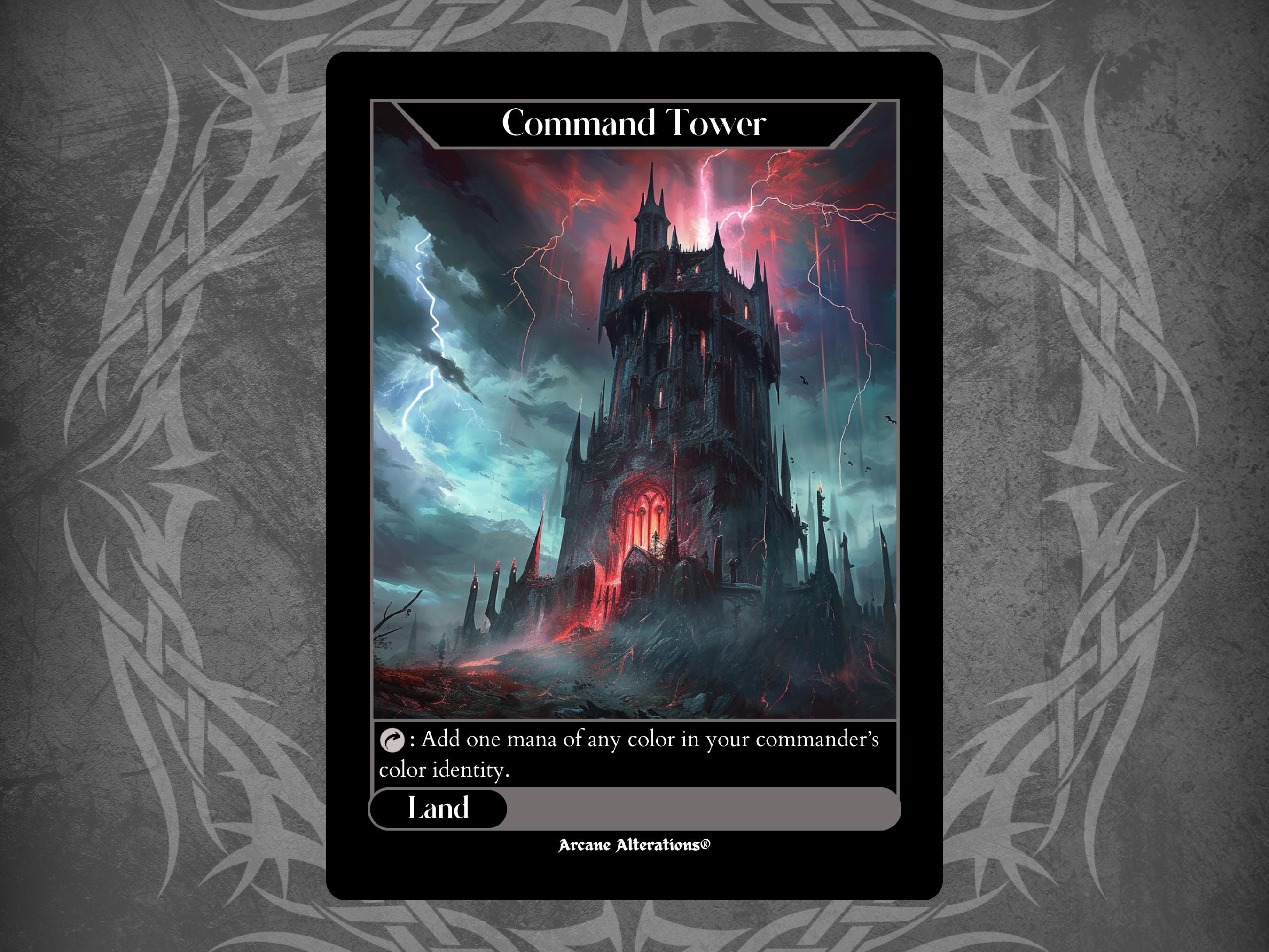 Command Tower - Full Art Custom Card - Etsy