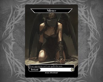 Silence | Proxy Card  Choose Your Art! - Etsy