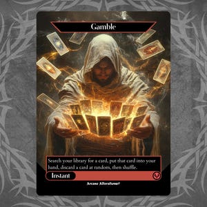 Gamble - Proxy Full Art Custom Card