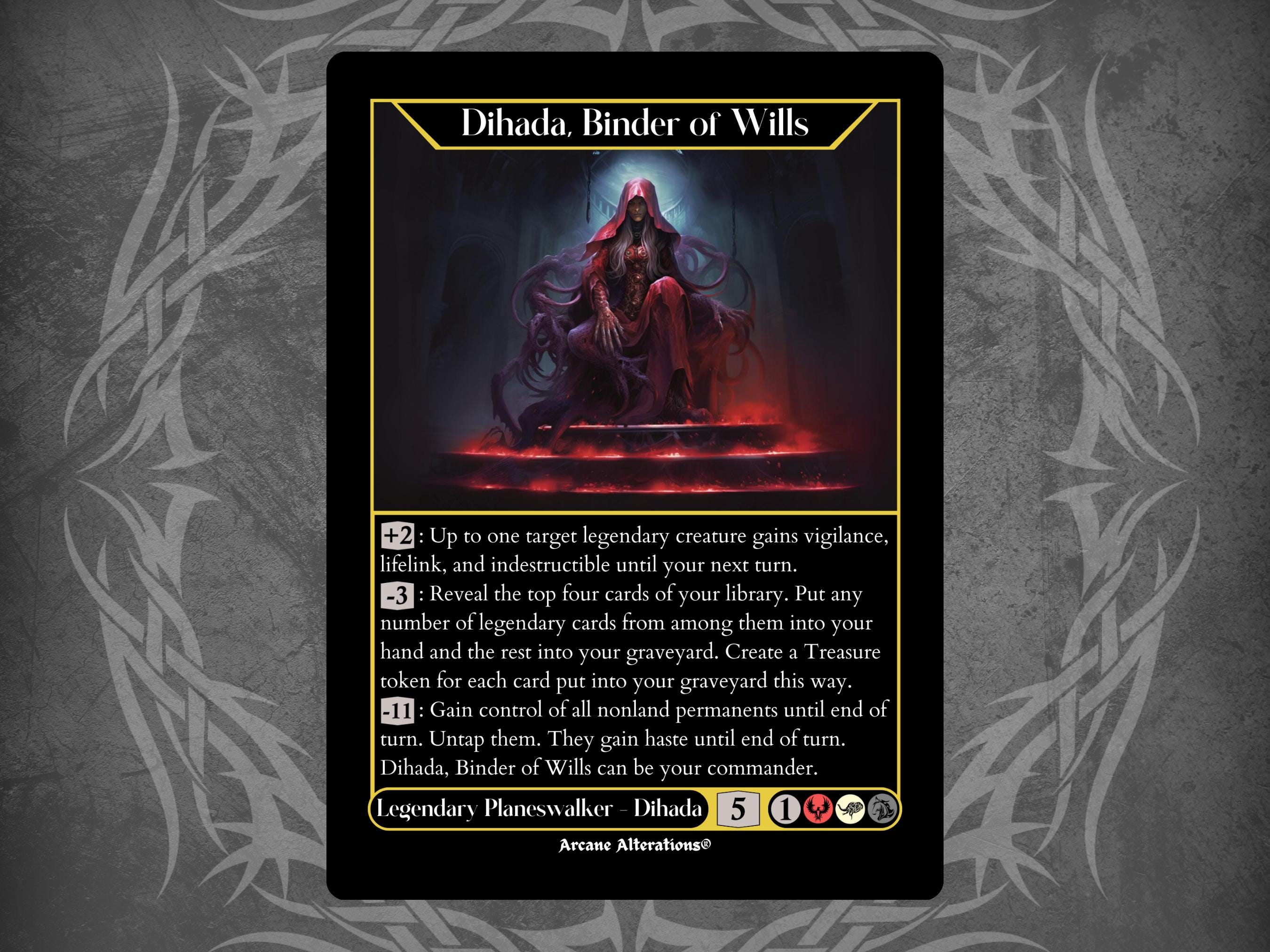 mtg dihada commander deck Amazon.com: Magic: The Gathering Dominaria United Decks | 4 Decks Gain control of all nonland permanents until end of Dihada, Binder of Wills