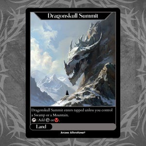 Dragonskull Summit - Full Art Custom Card