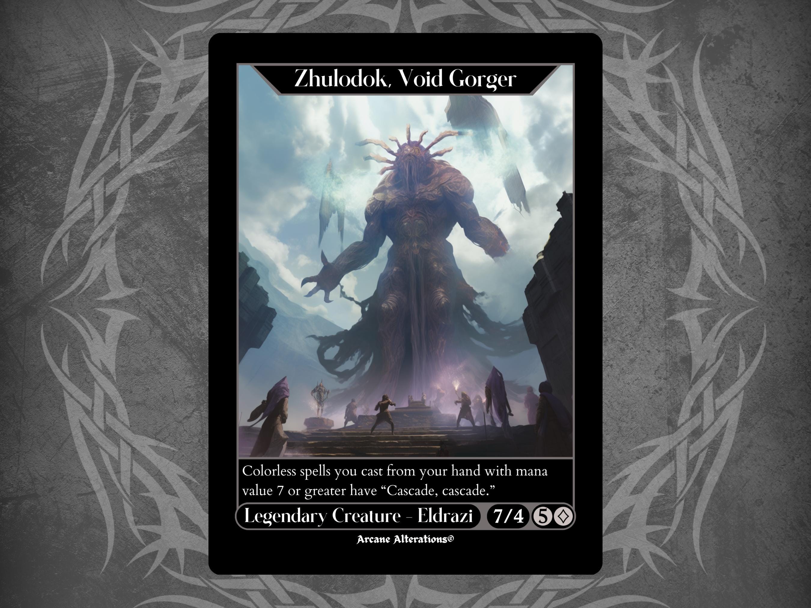 Zhulodok, Void Gorger - Full Art Custom Card - Etsy