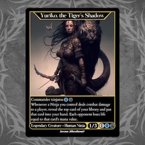 Yuriko, the Tiger's Shadow - Full Art Custom Card