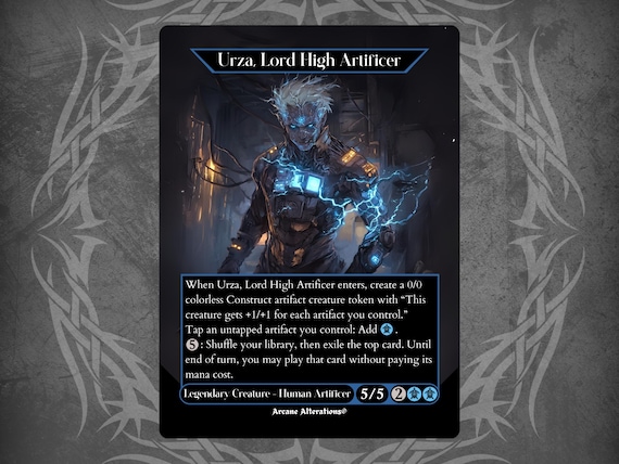 Urza, Lord High Artificer - Proxy Full Art Custom Card - Etsy Canada