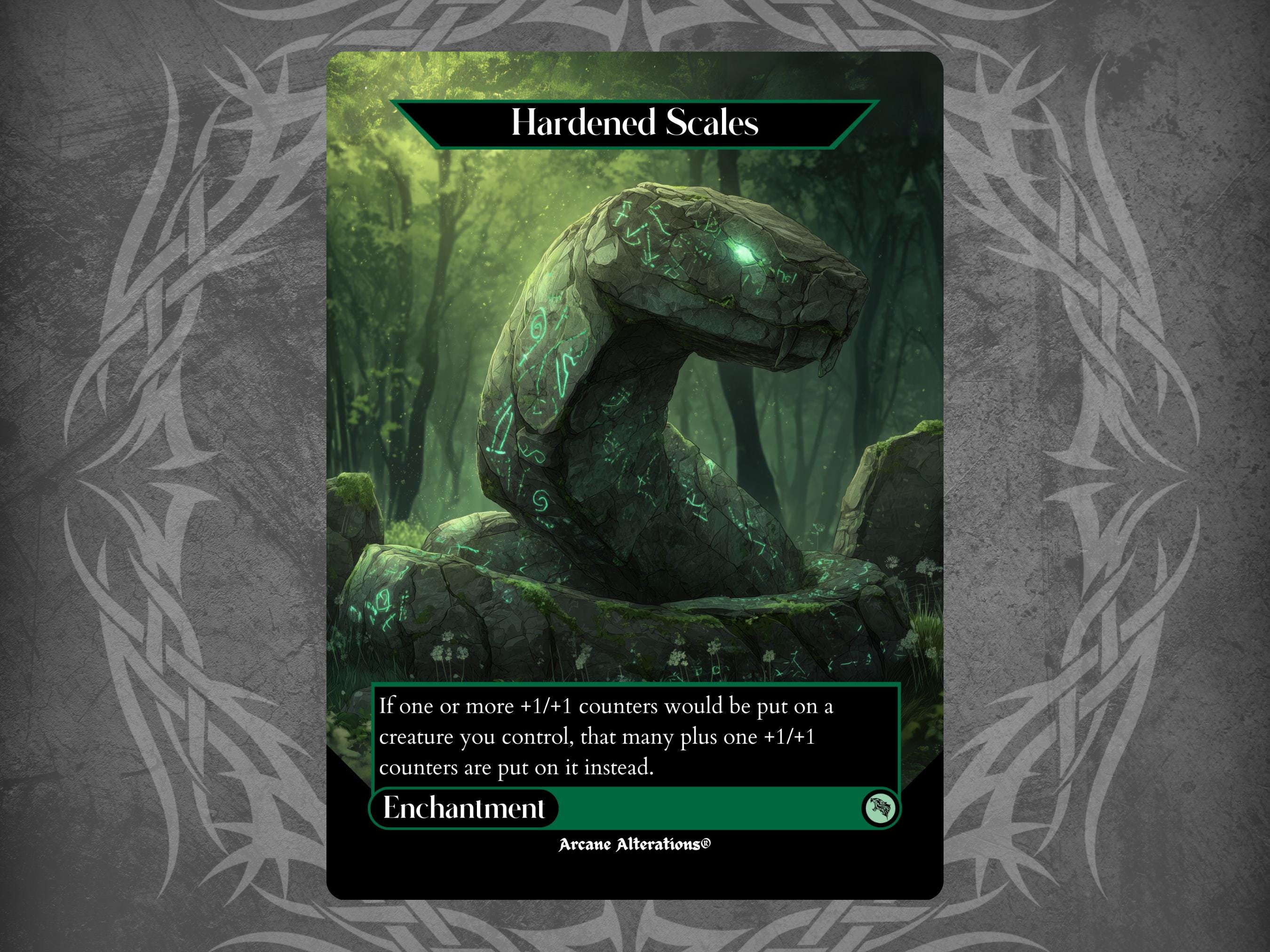 Hardened Scales - Proxy Full Art Custom Card - Etsy Canada Hardened Scales - Proxy Full Art Custom Card - Etsy Canada