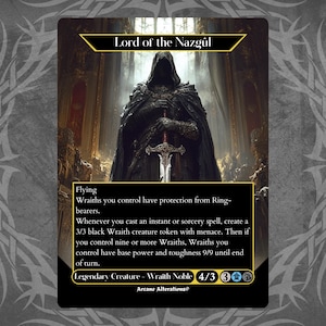 Lord of the Nazgul - Proxy Full Art Custom Card
