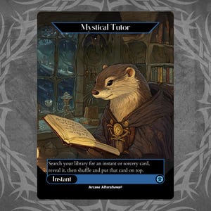 Mystical Tutor - Proxy Full Art Custom Card