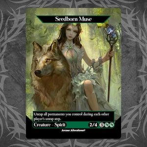 Seedborn Muse - Carte personnalisée artistique par procuration