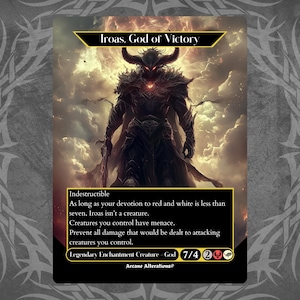 Iroas, Gott des Sieges - Proxy Full Art Custom Karte