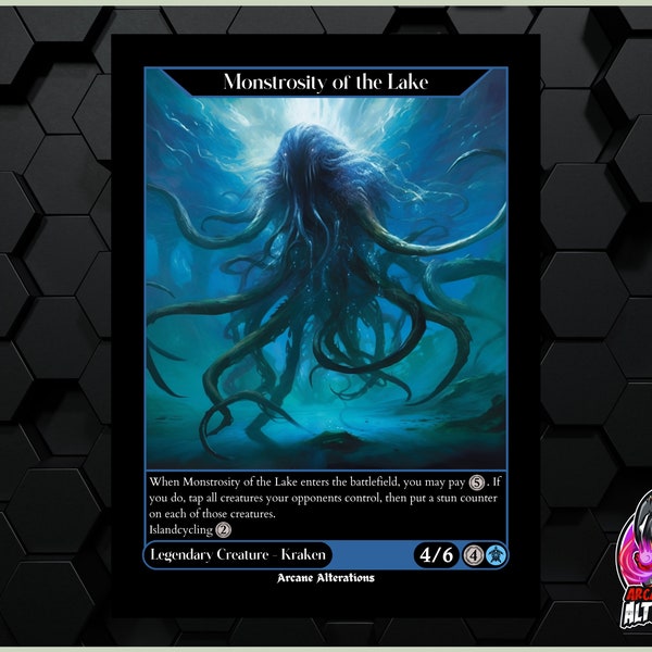 Monstrosity of the Lake - Full Art Custom Card