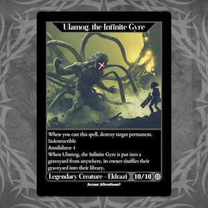 Ulamog, the Infinite Gyre - Full Art Custom Card