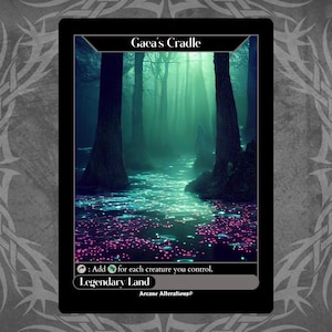 Gaea&#39;s Cradle - Full Art Custom Card