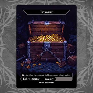Token do Tesouro - Proxy Full Art Carta Personalizada