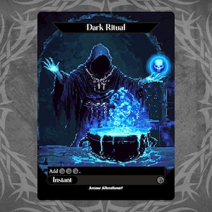 Dark Ritual - Proxy Full Art Custom Card
