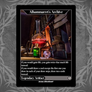 Alhammarrets Archive - Full Art Custom Card