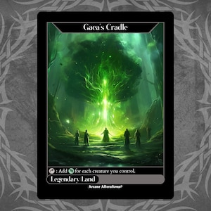 Gaea&#39;s Cradle - Full Art Custom Card
