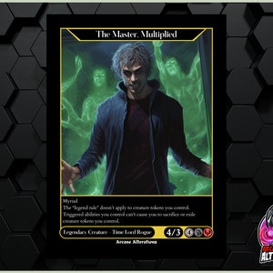 El maestro multiplicado - Tarjeta personalizada de arte completo
