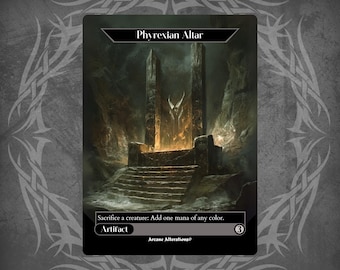 Phyrexian Altar - Proxy Full Art Custom Card