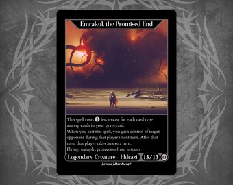 MTG 別アートカード - 約束された終末、エムラクール - Etsy 日本