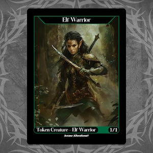 Elf Warrior - Full Art Custom Card