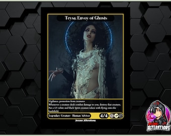 Teysa, Enviada de los fantasmas - Tarjeta personalizada de arte completo