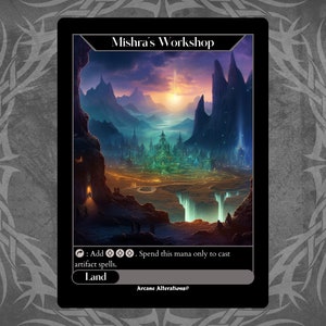 Mishra's Workshop - Full Art Custom Card