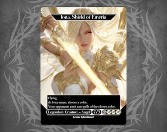 MTG 改変アートカード - イオナ、エメリアの盾 - Etsy 日本