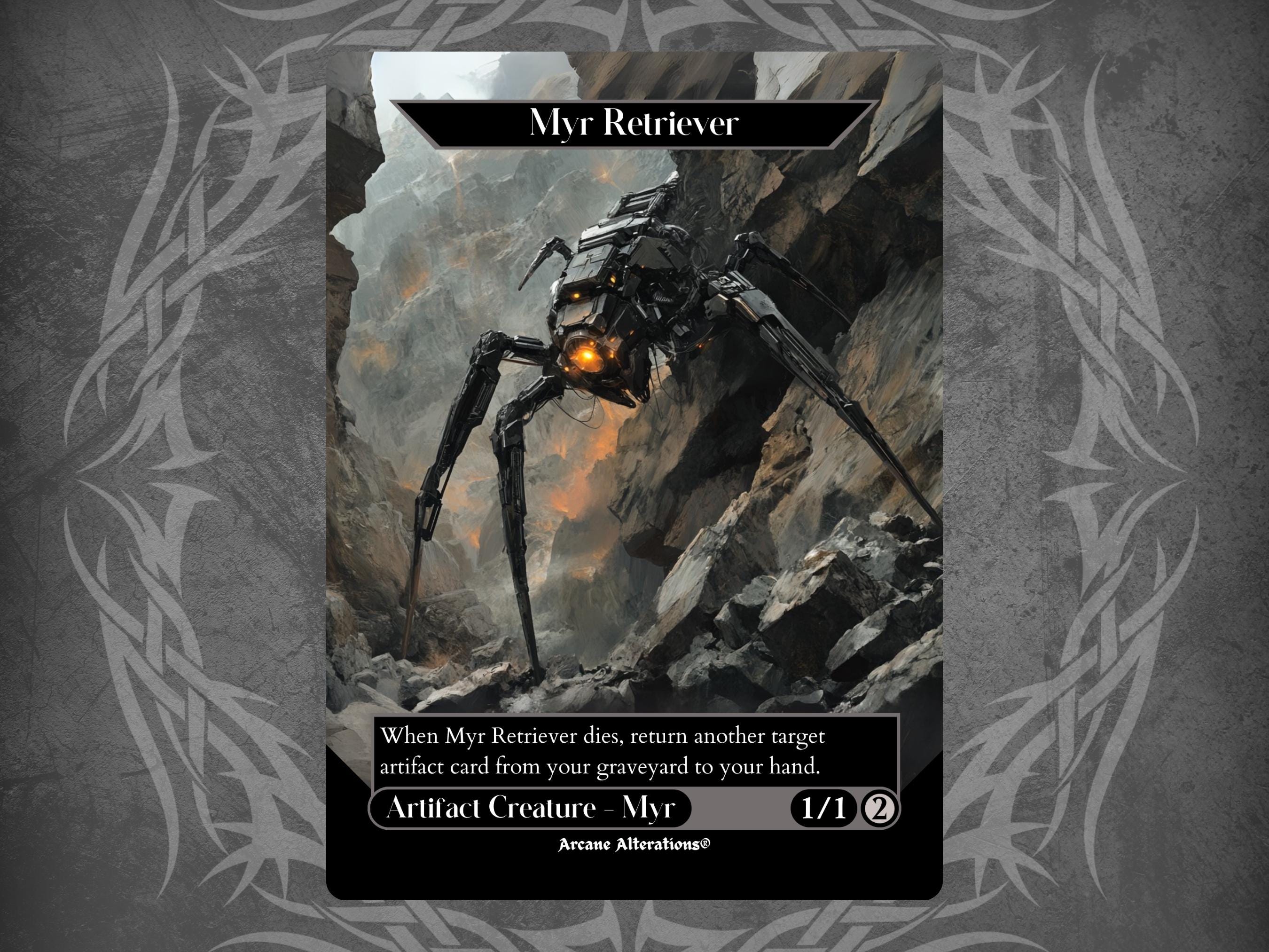 Myr Retriever - Proxy Full Art Custom Card - Etsy