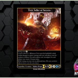 Tivit, Seller of Secrets - Full Art Custom Card