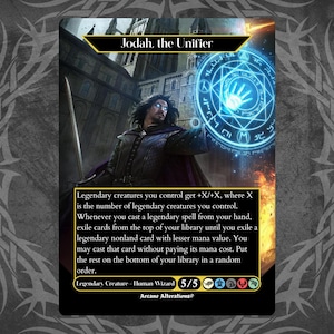 Jodah, the Unifier - Proxy Full Art Custom Card
