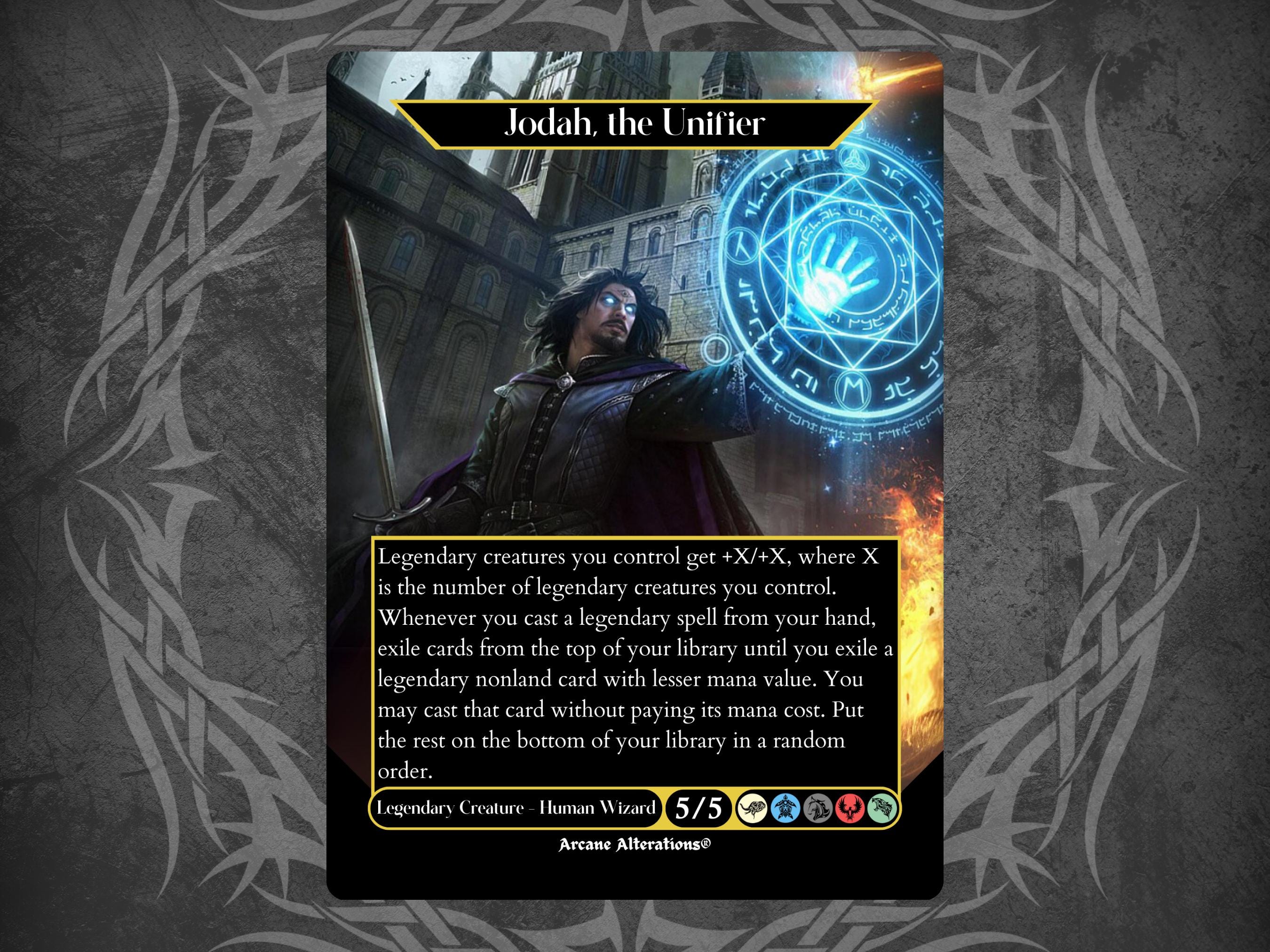 mtg final fantasy jodah the unifier Jodah, the Unifier [203] [Dominaria United] [Foil] – Face to Face Games main image 0