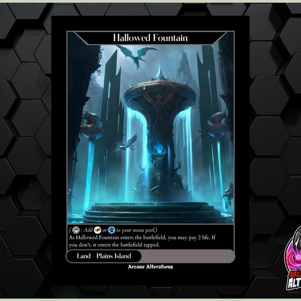 Hallowed Fountain - Full Art Custom Card