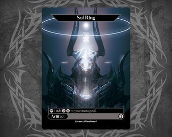 Sol Ring - Proxy Volle Kunst benutzerdefinierte Karte