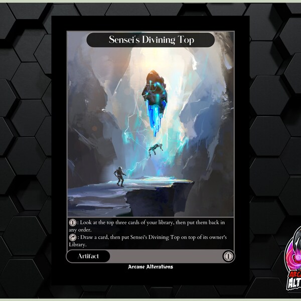 Sensei's Divining Top - Full Art Custom Card