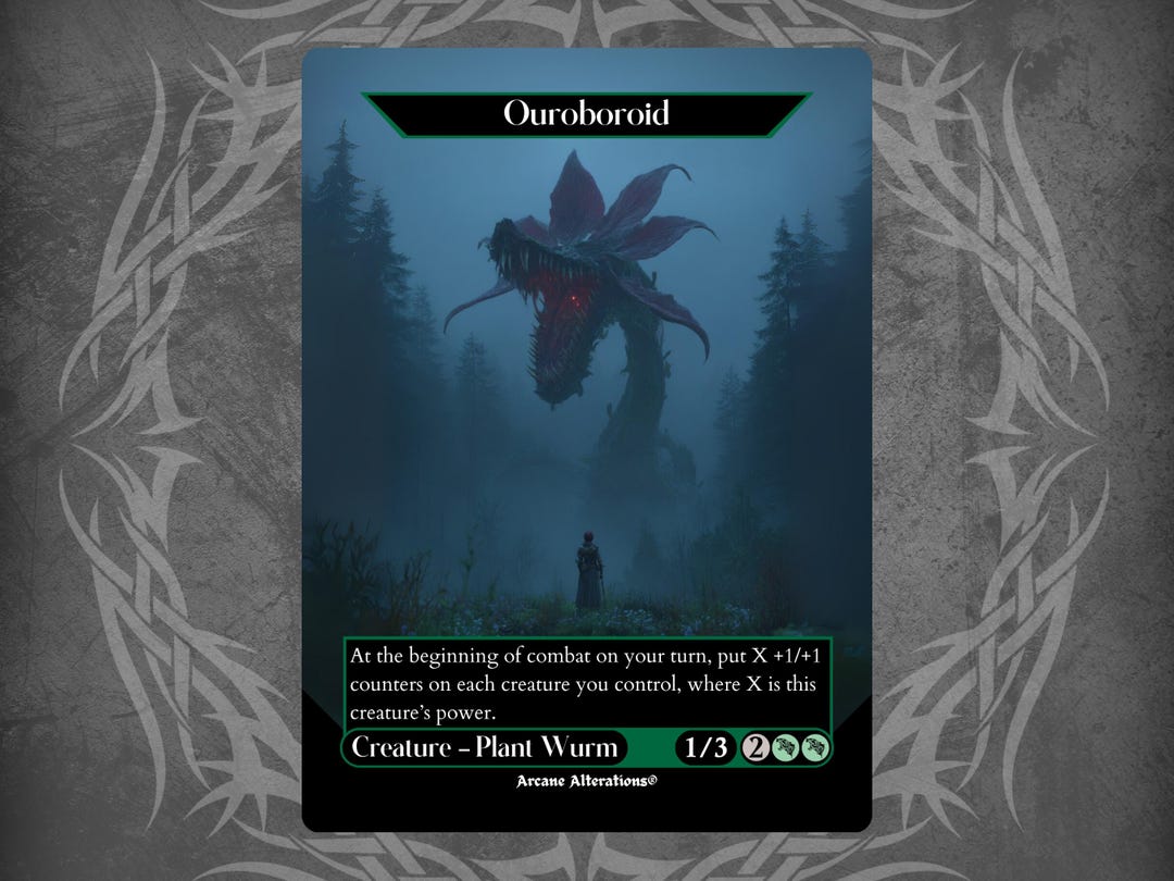 Ouroboroid - Proxy Full Art Custom Card - Etsy