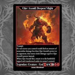 Ojer Axonil, Deepest Might - Full Art Custom Card