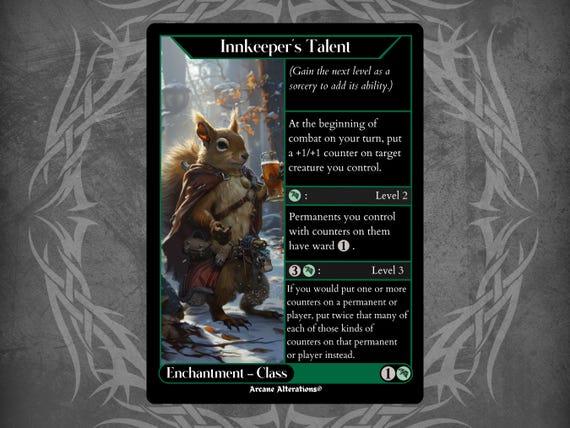 Innkeeper's Talent - Full Art Custom Card - Etsy