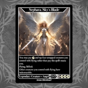 Sephara, Sky's Blade - aangepaste kaart met volledige kunst