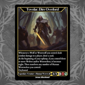 Tovolar, Dire Overlord - Full Art Custom Card