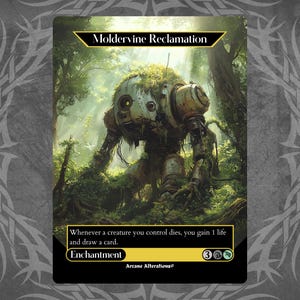 Moldervine Reclamation - Cartão personalizado de arte completa de proxy