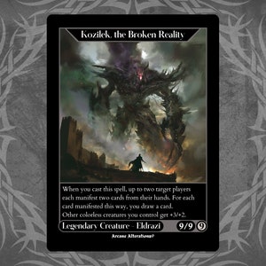 Kozilek, the Broken Reality - Full Art Custom Card